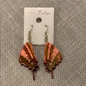 Real Butterfly Wing Earrings